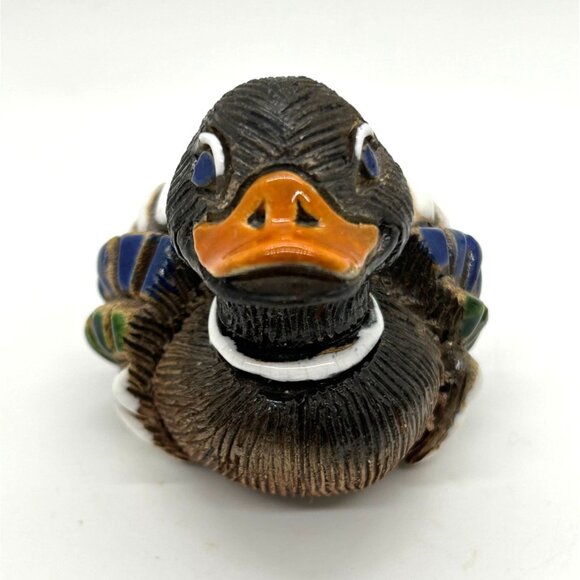 Artesania Rinconada Mallard Duck Figurine Hand-Painted Ceramic Collectible Decor - Picture 2 of 10